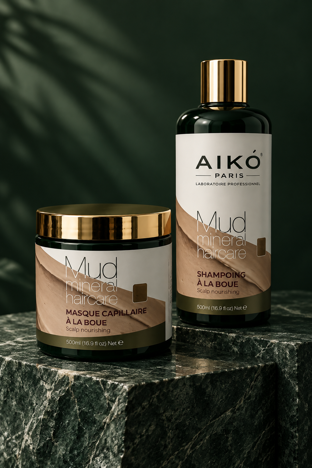 Set AIKÓ Paris Mud, șampon și mască